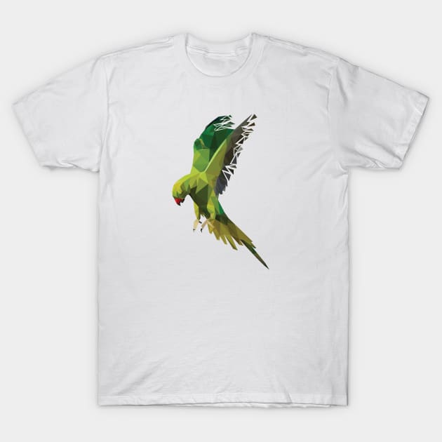 love bird low poly art T-Shirt by Amartwork